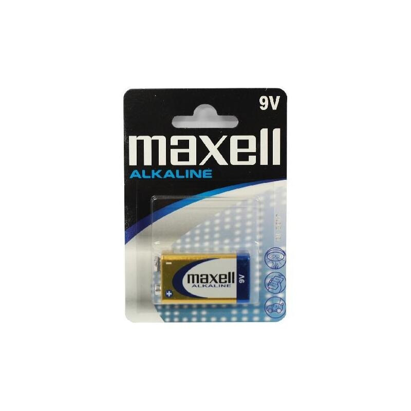 MaxellÂ Pila Alcalina Lr09 9V  Blister 1 Ud.