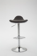 thumbnail of CHEFGASTRO Barhocker NOTTING HILL Stoff Chrom HxBxT 71x45x45cm Stoff Dunkelgrau Barstuhl
