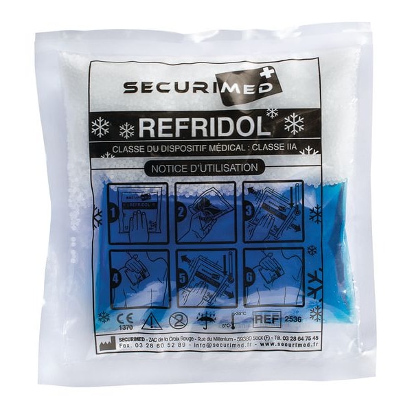 Poche de froid instantané Refridol - lot de 24