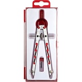 thumbnail of Geometriezirkel silber/rot Packung mit 10 Stück
