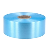 thumbnail of 100m Geschenkband Ringelband 50mm wasserfestes Kunststoff Dekoband Polyband zum Basteln Weihnachtssterne Autoschleifen 5cm Schleifenband Maibaum Blau