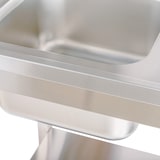 thumbnail of Romux® Évier en Acier Inoxydable avec 1 Cuve et Égouttoir à Droite 1400x700x850 mm Démontable | Évier Industriel | Plonge Inox Professionnelle