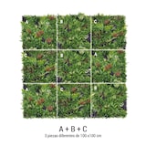 thumbnail of Bonerva | Jardín Vertical Artificial Amazonas | Pack 3 Piezas 100x100 Cm (3m²) | Planta artificial decoración oficina, hotel, restaurante | MAL1218