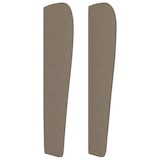 thumbnail of vidaXL Kopfteil mit Ohren Taupe 103x23x118/128 cm Stoff