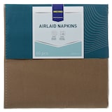 thumbnail of METRO PROFESSIONAL Servetten Airlaid, 40 x 40 cm, 1/4 vouw, 4-laags, bruin, 60 stuks