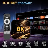 thumbnail of Box Android TV 8K UHD Smart 4GB 64GB Android 13 Télécommande Incluse YONIS