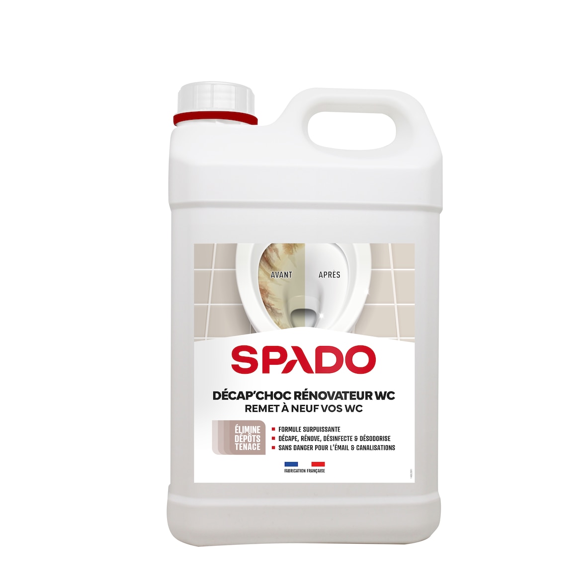 Spado Professionnel décap'choc rénovateur WC 3 l