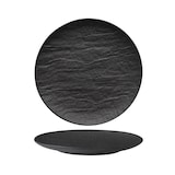 thumbnail of Prato de pão Erosion Black, 21 cm, porcelana com efeito pedra, M1934, pacote com 6 unidades