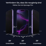 thumbnail of 3x Blickschutz 9H Panzerglas für iPhone 15 3D KLAR PRIVACY ANTI-SPY Staubfreie Installation echtes Tempered Panzerhartglas Schutzglas Screen-Protector