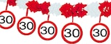 thumbnail of Verkehrsschild Partyset 30. Geburtstag Party Deko Set rot weiss Dekoration Geburtstagsdeko Zahl Frau Mann Jubiläum