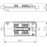 thumbnail of TELEGÄRTNER Verbindungsmodul, Cat.7A (Class FA)