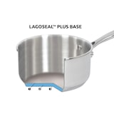 thumbnail of Lagostina Euforia, casseruola cm 22, acciaio 18/10, adatto ad induzione