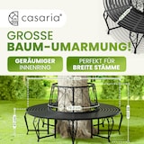 thumbnail of Deuba Baumbank Metall Rundbank Gartenbank Parkbank Sitzbank Bank