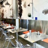 thumbnail of Gastronomiemöbel Bar Cafe Edelstahl Gastronomietisch Kleiner  Esstisch Bistrotisch 80x80x75cm【BXG-HF80】