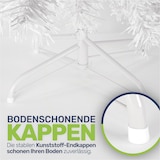 thumbnail of Weißer Weihnachtsbaum 150 cm künstlicher Tannenbaum 400 Spitzen