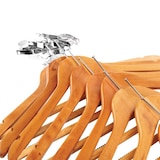 thumbnail of Cintres en Bois avec Anneau de Sécurité Lot de 10 - Bolero