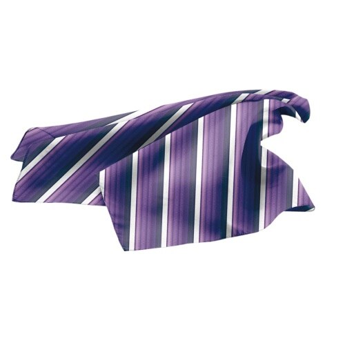 Halstuch gestreift B 70 x L 70 cm Fb. Lilatöne : 100% Polyester (gestreift) : Lilatöne gestreift
