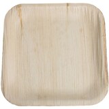 thumbnail of 10x viereckiger Teller aus Palmblatt Größe 20x20