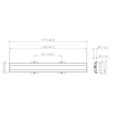 thumbnail of Vogels PFB 3411 Display-Adapterbar silber