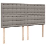 thumbnail of vidaXL Ottoman-Bett mit Matratze & LEDs Taupe 180x200 cm Stoff
