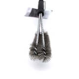 thumbnail of SANTOS BBQ Clean 2-Kopf Grillbürste Edelstahl 33 cm