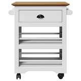 thumbnail of vidaXL Keukentrolley BODO 67,5x45x80 cm wit en bruin