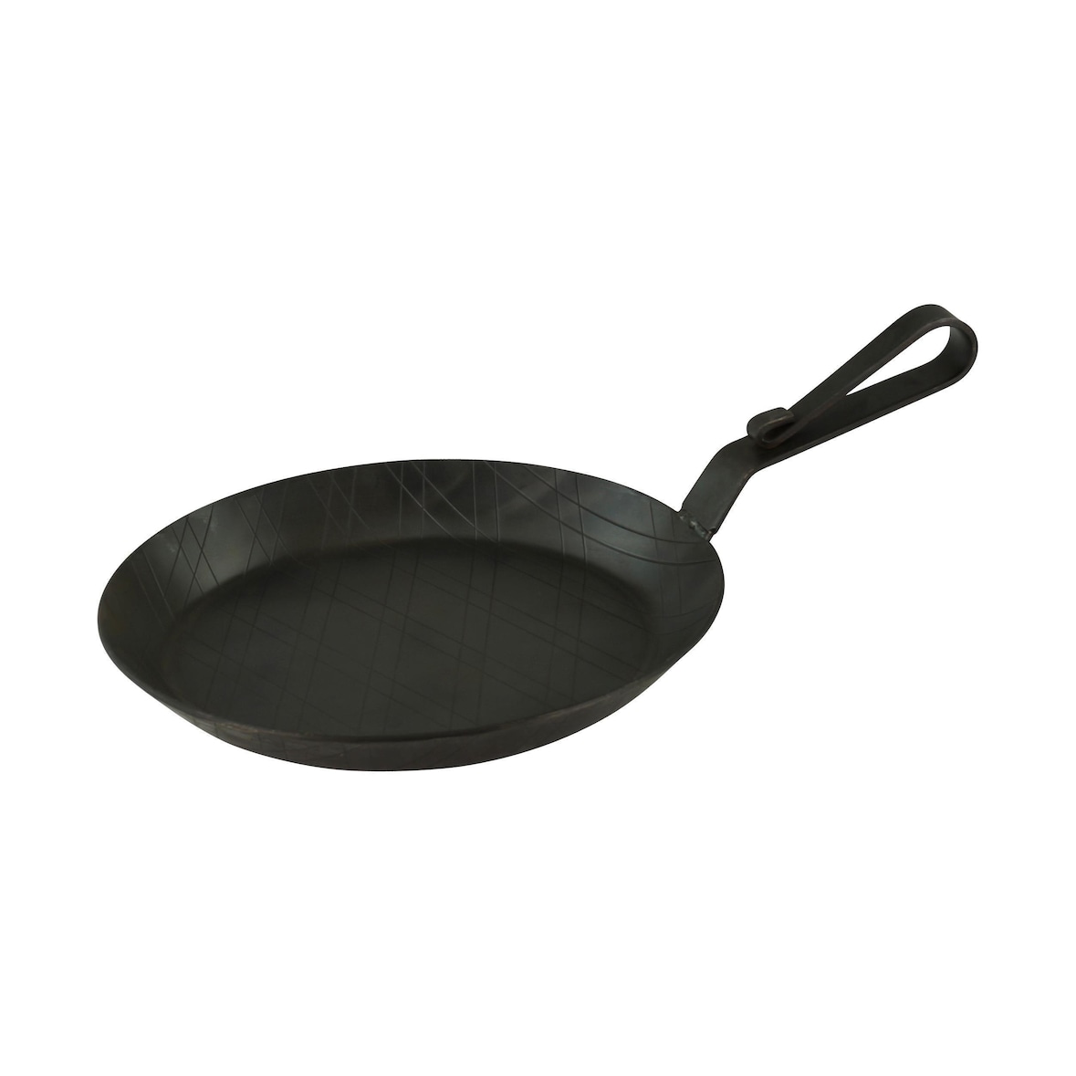Servierpfanne aus Schmiedeeisen mit gebogenem Hakenstiel, Ø 20 cm 1 Stück