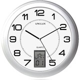 thumbnail of UNiLUX Wanduhr / Quarzuhr "INSTINCT", Durchm.: 305mm, silber