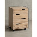 thumbnail of Stylischer Rollcontainer mit 4 Schubladen und Rollen, Modernes Design für Büroambiente. 40x40x60 cm | Kadima Design