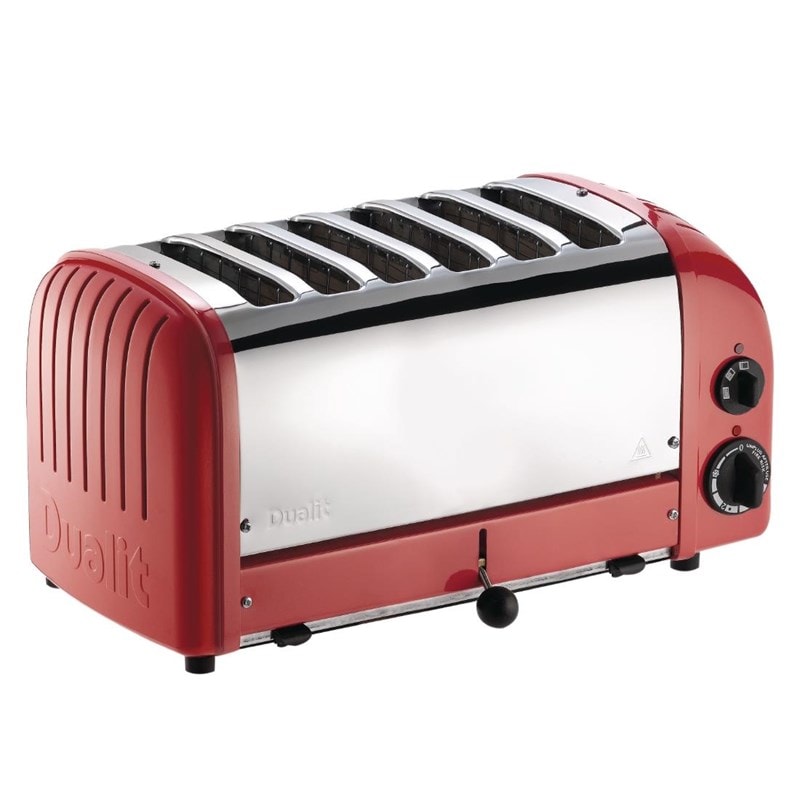 Dualit Toaster 60154 rot 6 Schlitze