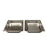 thumbnail of AcMax Dampfgarer Set Edelstahl GN 2/3 Gastrobehälter (  L 35,5 x B 32,5 x T 6,5 cm )