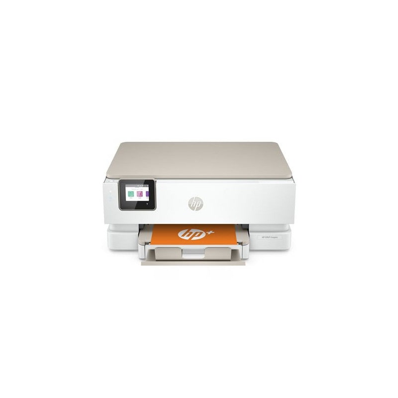 Imprimante Multifonction Tout En Un Hp Envy Inspire 7224e Blanc Et Beige