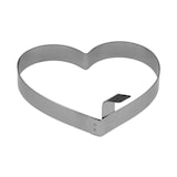 thumbnail of TABLE PASSION Dressierkreis dekorativ Herz 12 cm - Lares Silber Anderer Edelstahl