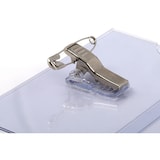 thumbnail of Badge avec pince et épingle 90x60mm / 24 pièces, 121261