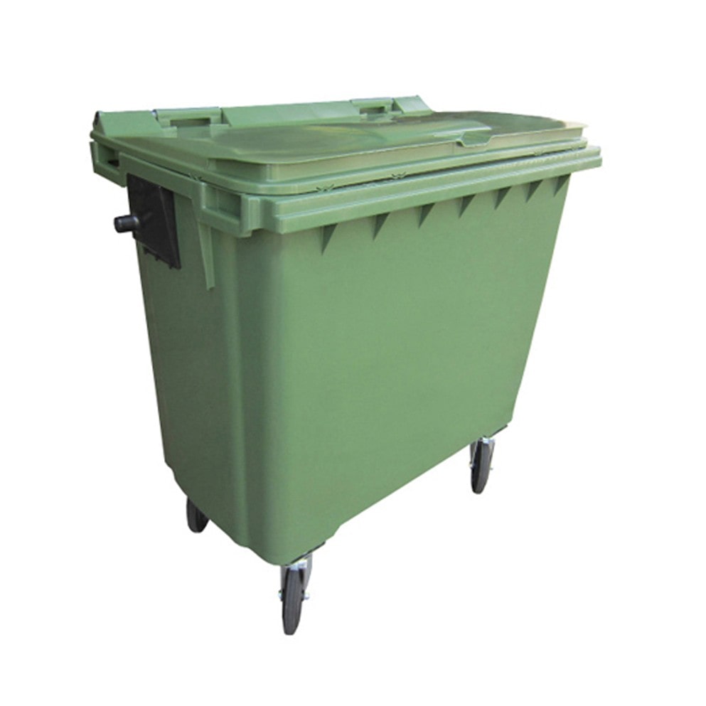 Contenedor de 800 l marca jami. Contenedor 800 lt. verde.