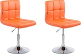 thumbnail of 2er Set Lounger Palma V2 Kunstleder orange