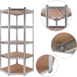 thumbnail of Scaffale Per Carichi Pesanti Ripiano Angolare 180 x 70 x 70 cm 875 kg