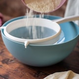 thumbnail of Fackelmann Colino con rete a maglia fitta in plastica, bianco, diametro 15 cm per filtrare e scolare