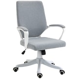 thumbnail of Vinsetto Cadeira de escritório giratória ergonômica com altura ajustável apoio de braço acolchoado e apoio lombar máx. 120 kg 62x69x92-102 cm Cinza