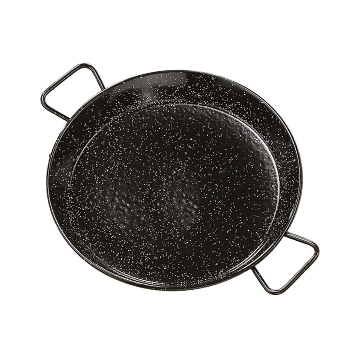 pack de 2 paellera 38 cm. esmalte induccion/vitro 8 raciones