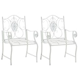 thumbnail of Set van 2 Tuinstoel Punjab met armleuningen antiek/wit