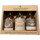 thumbnail of Coffret de dégustation 3 bouteilles 20cl - Whisky + Rhum + Vodka - Produit en Anjou