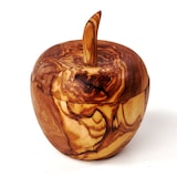 thumbnail of Dose in Apfelform aus Olivenholz 10 cm