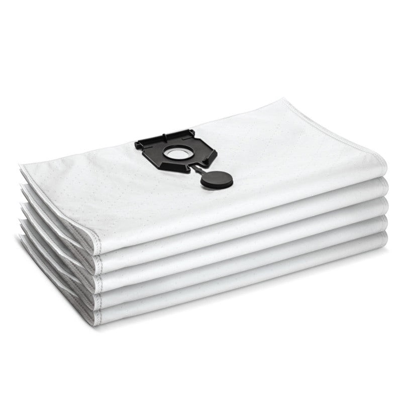 Sacs Filtrants Karcher En Non-tissé 5 Pièces 40-50l - 2.889-155.0 - Pour Nt40/1 Nt50/1