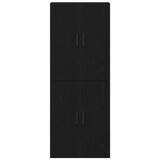 thumbnail of vidaXL Schränke 2 Stk. Schwarz Eiche 69,5x34x180 cm Holzwerkstoff