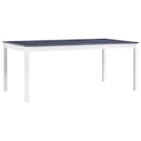 thumbnail of vidaXL Eettafel 180x90x73 cm grenenhout wit en grijs