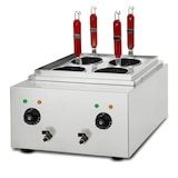 thumbnail of VERTES cuocipasta professionale in acciaio inox, elettrico, 2×1700 W, 2×6 L, 4 cestelli, regolazione temperatura