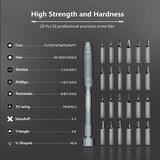 thumbnail of Conjunto de chaves de fenda de precisão 26 em 1 com cabo de alumínio