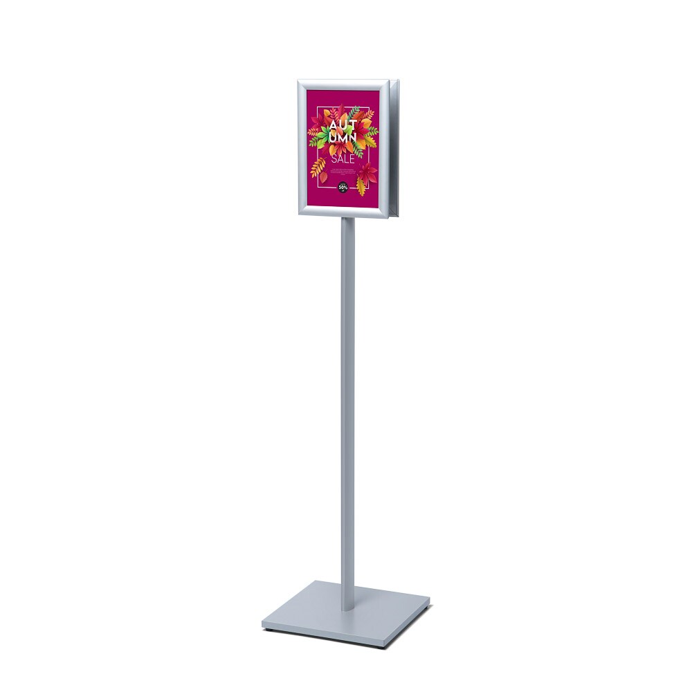 Exposiciónate Catching Posterstandaard 25 mm Rechte Hoeken A4 Dubbelzijdig CAPOA4G25D