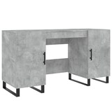 thumbnail of vidaXL Schreibtisch Betongrau 140x50x75 cm Holzwerkstoff